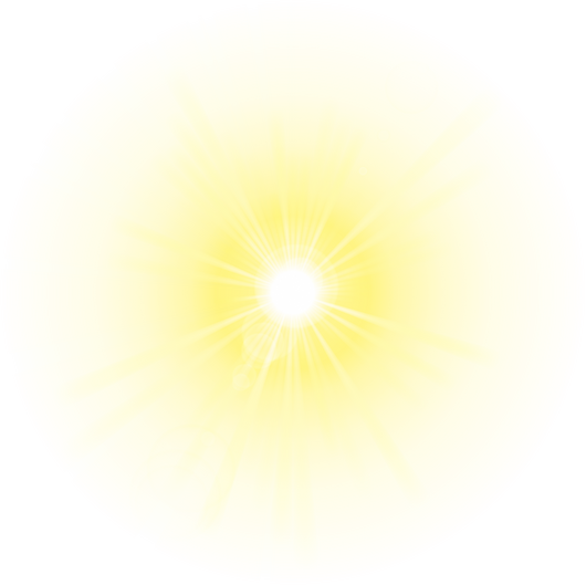 Flash sun light yellow